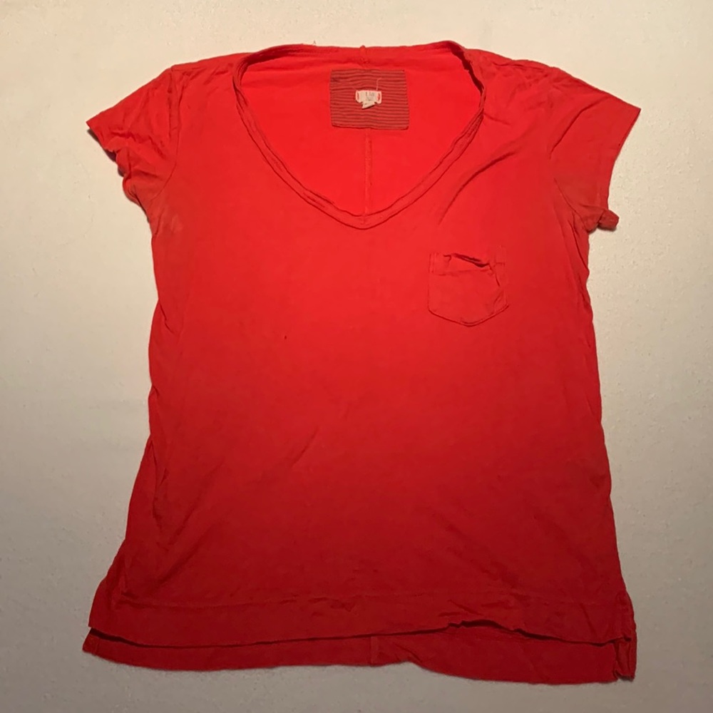 Anthropologie T.La brand classic women’s v-neck t-shirt